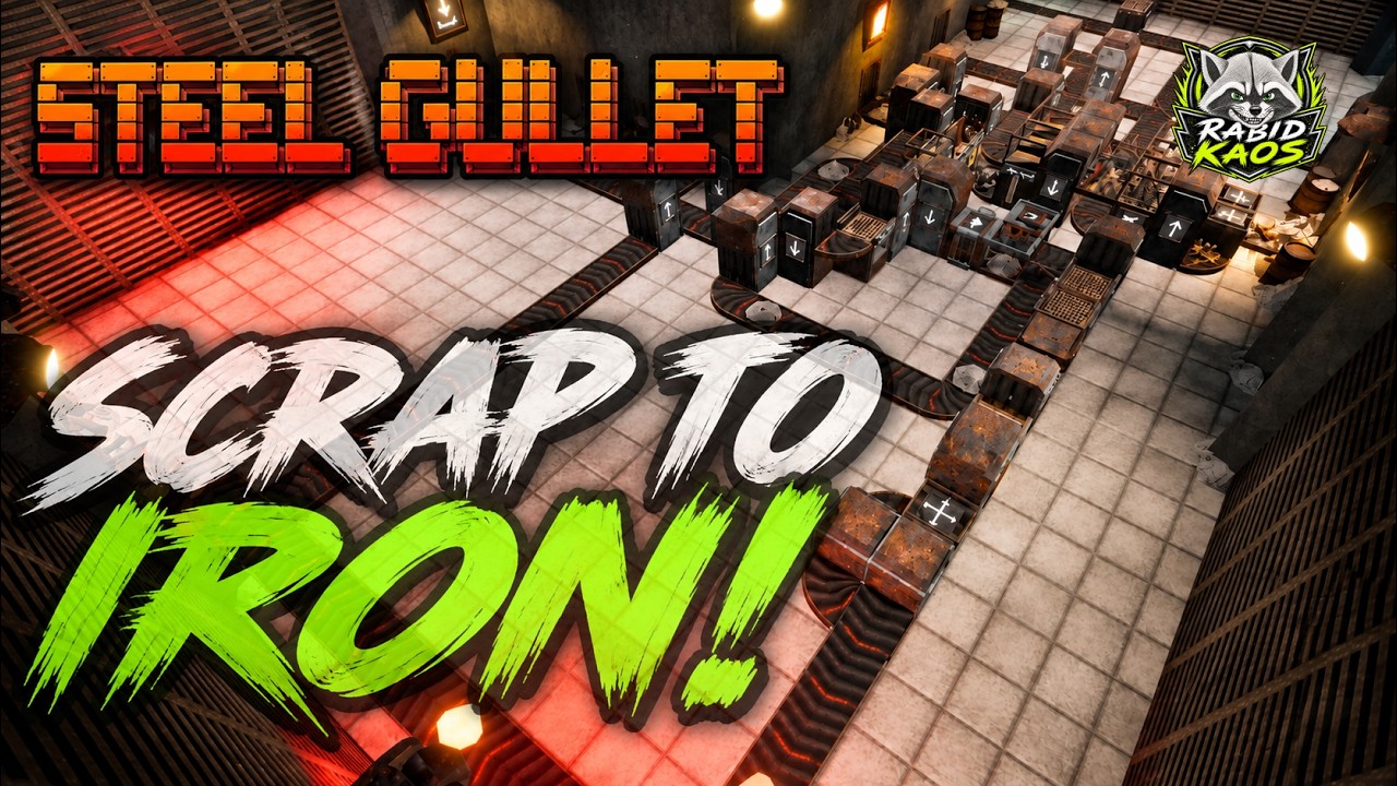 Turning SCRAP Into IRON! | Steel Gullet