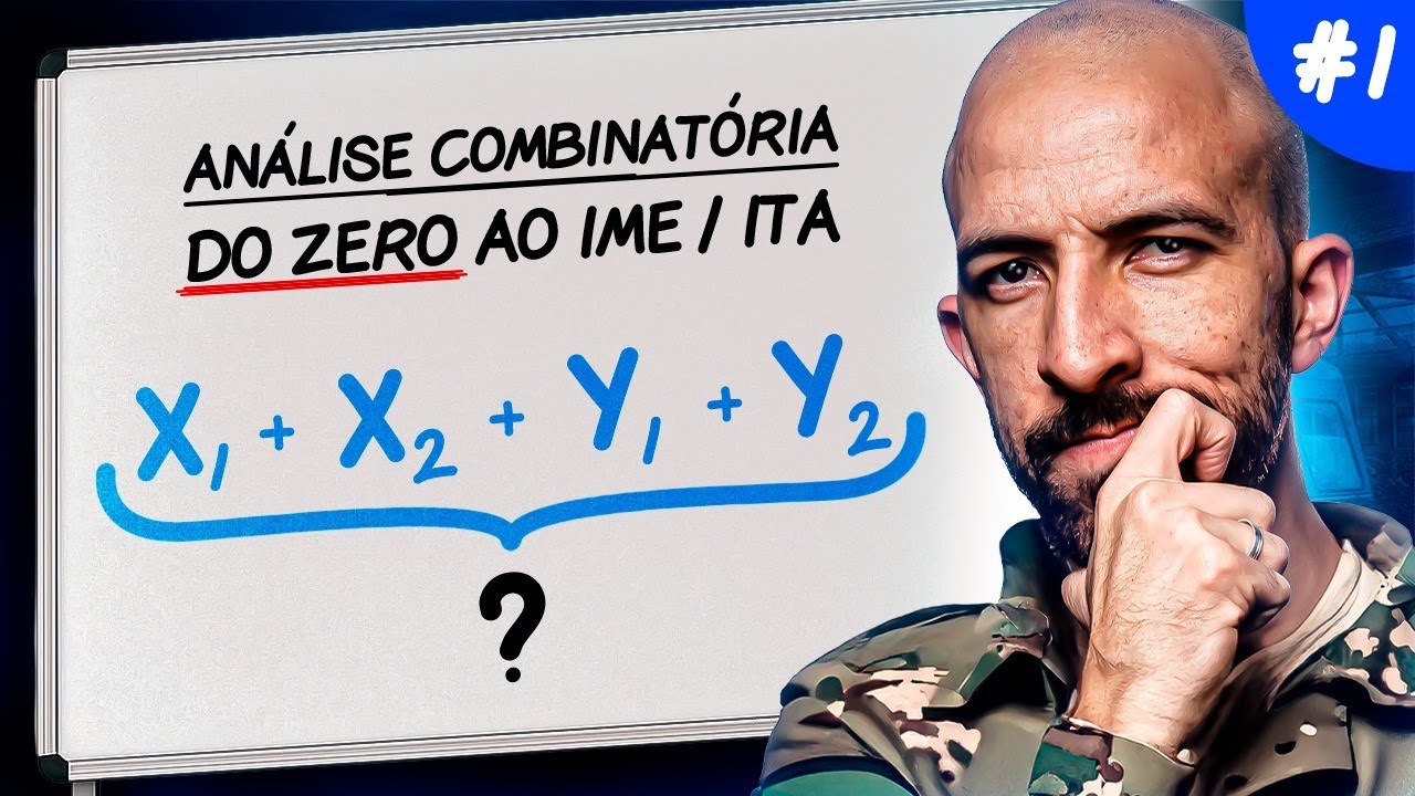Princ&iacute;pio Aditivo e Multiplicativo | Aula de Matem&aacute;tica - An&aacute;lise Combinat&oacute;ria p/ IME/ITA