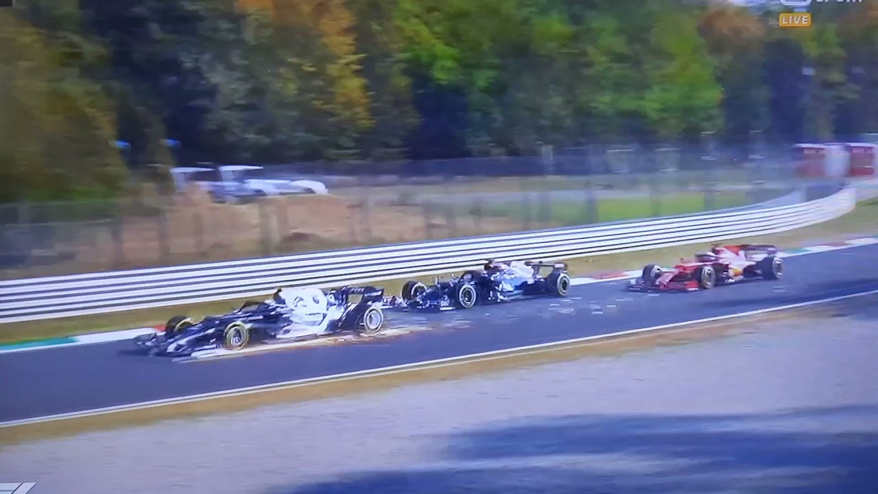 massive F1 CRASH Pierre GASLY