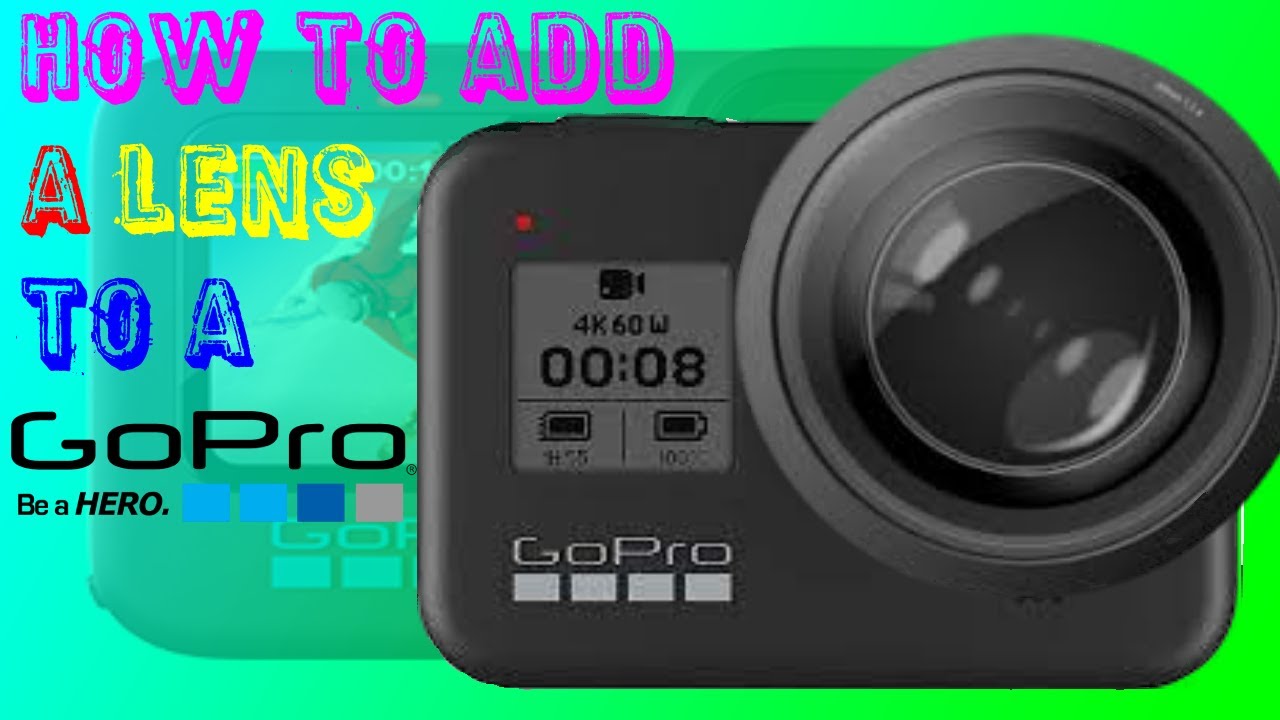 How to attach a DSLR lens to a GoPro