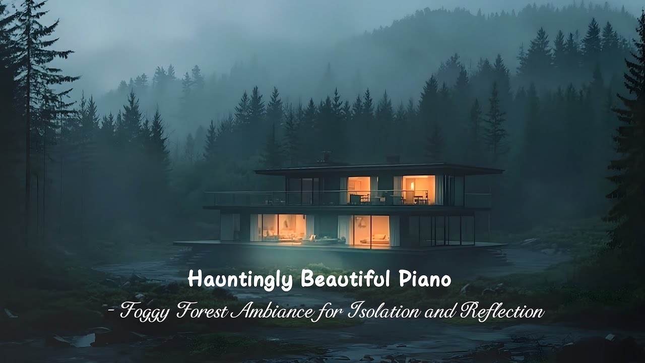 Hauntingly Beautiful Piano - Foggy Forest Ambiance for Isolation and Reflection
