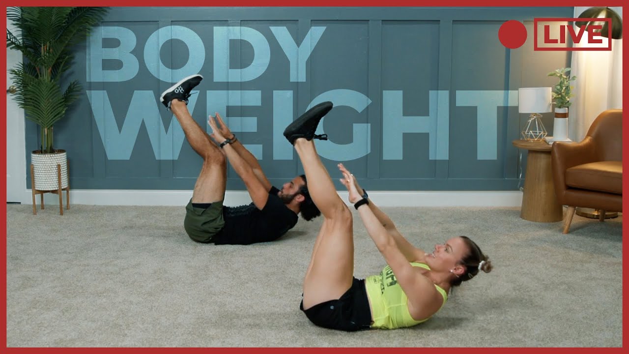 SMASH those Abs! LIVE WORKOUT with Ashley & Zach - Bodyweight Tabata