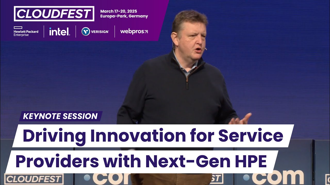Driving Innovation for Service Providers with Next-Gen HPE Compute Solutions: HPE at CloudFest 2025