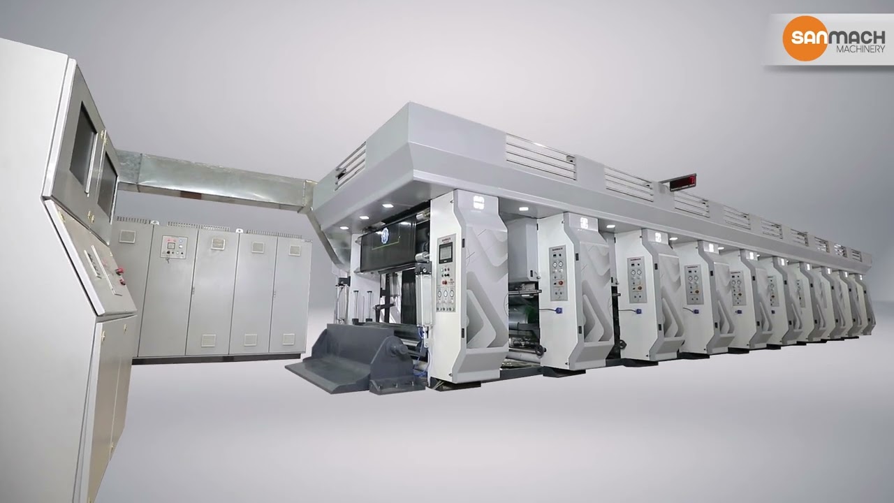 2000MM WIDTH | ELS ROTOGRAVURE PRINTING MACHINE BY SANMACH 2008