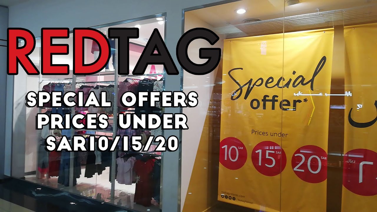 Red Tag - Special Offers! / Prices Under SAR 10/15/20