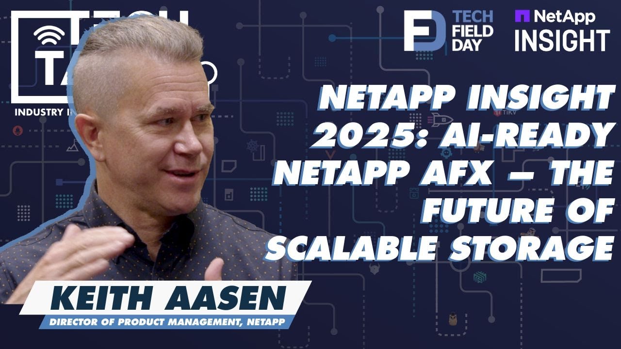 NetApp Insight 2025: Кит Аасен представляет NetApp AFX с поддержкой ИИ &mdash; будущее масштабируемых с...