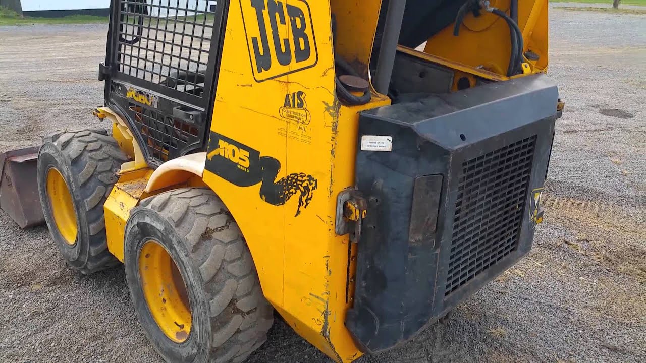 1998 JCB 1105 series 3 Rubber Tire Skid Steer Loader For Sale inspection Video!