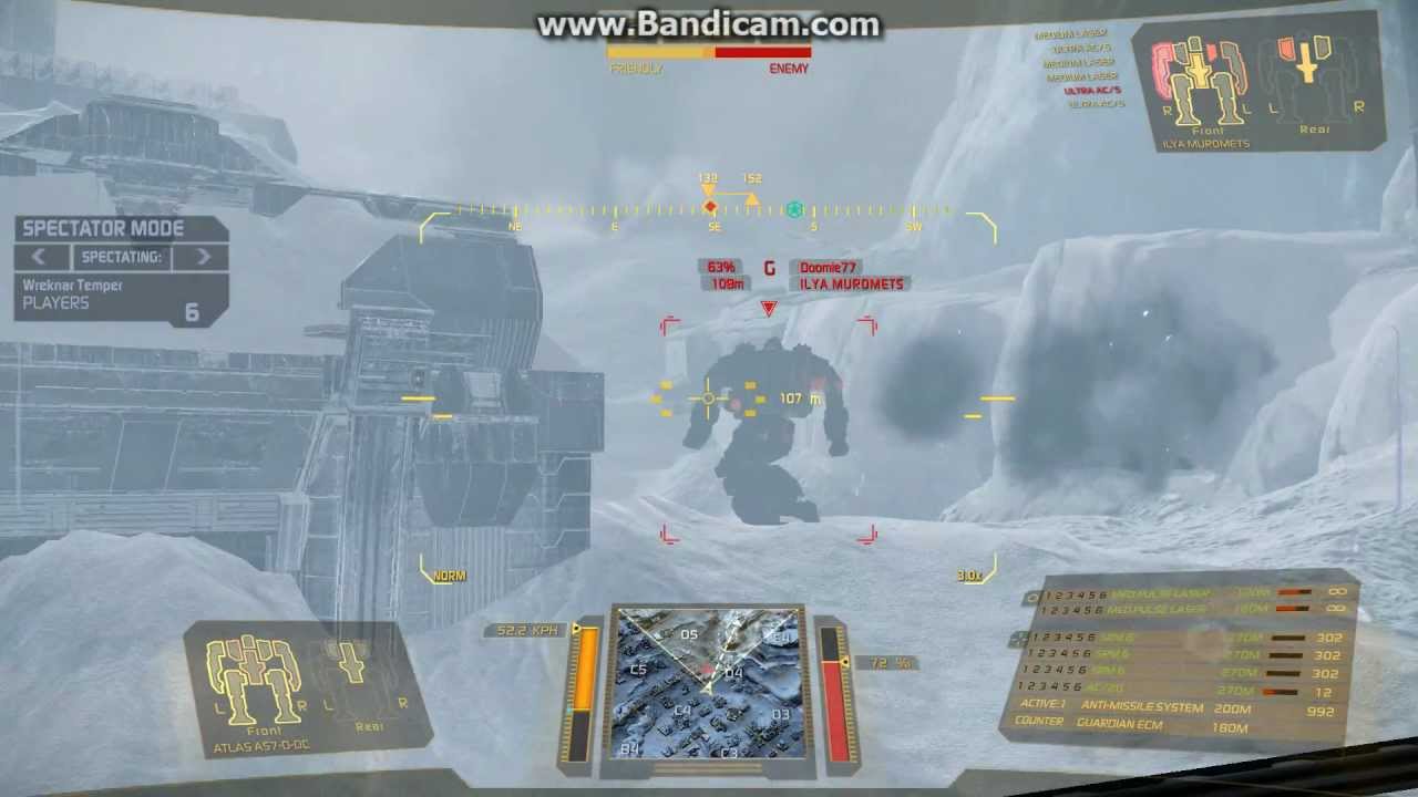 Mechwarrior Online - PUG Adventures 6 - Frozen City Tunnel Run