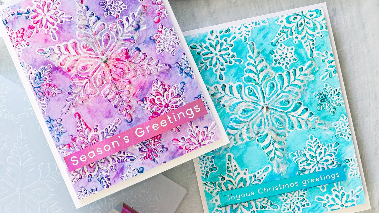 Tim Holtz Distress Crayons + Embossing Folders