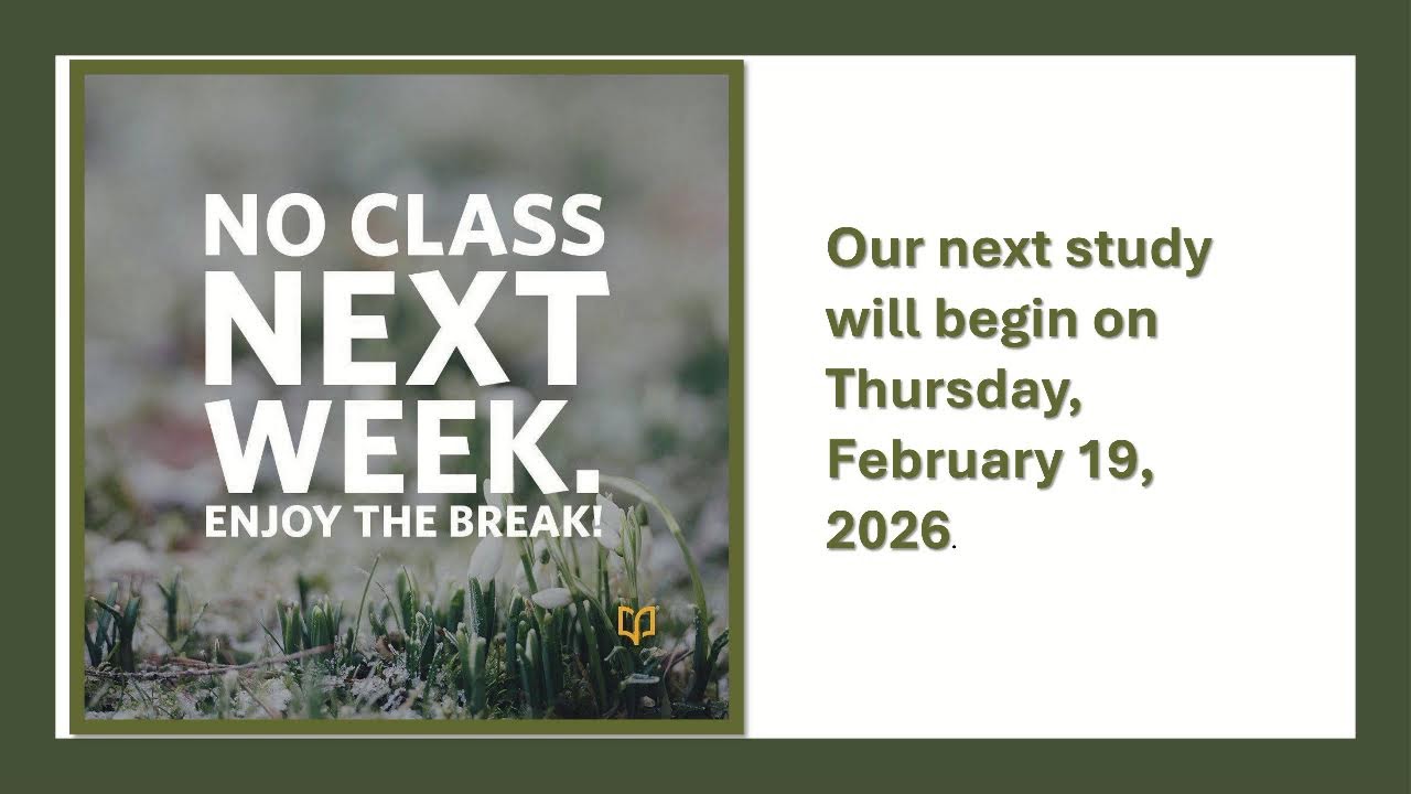 Bible Study, February 05