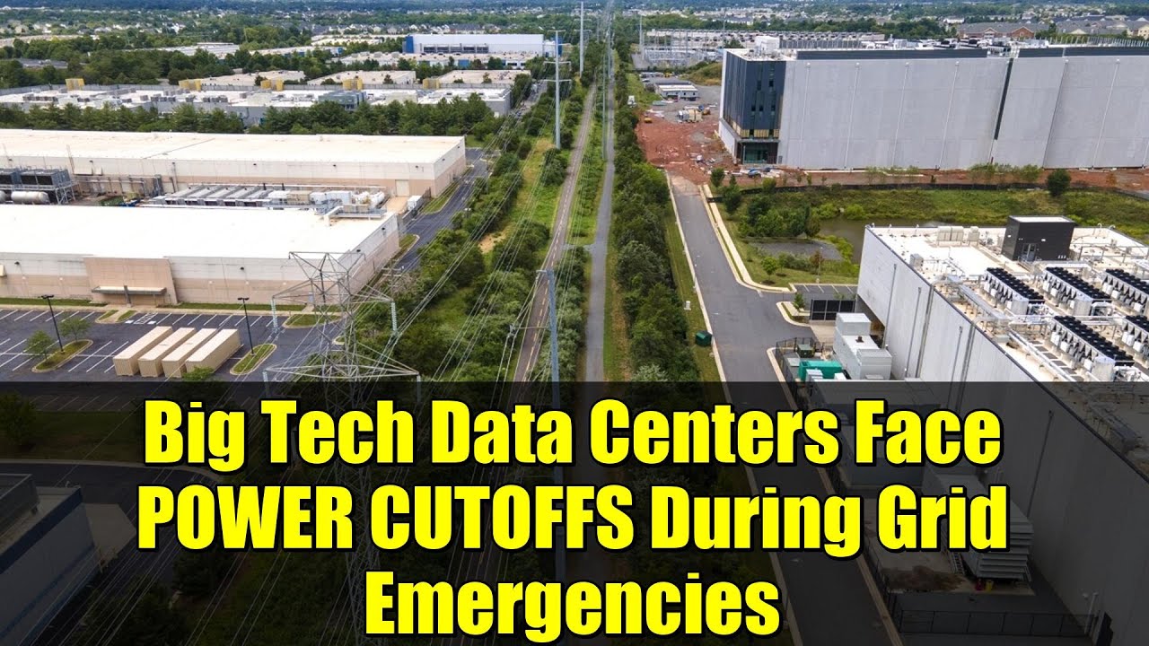 Big Tech Data Centers Face POWER CUTOFFS During Grid Emergencies | Energy Crisis Explained