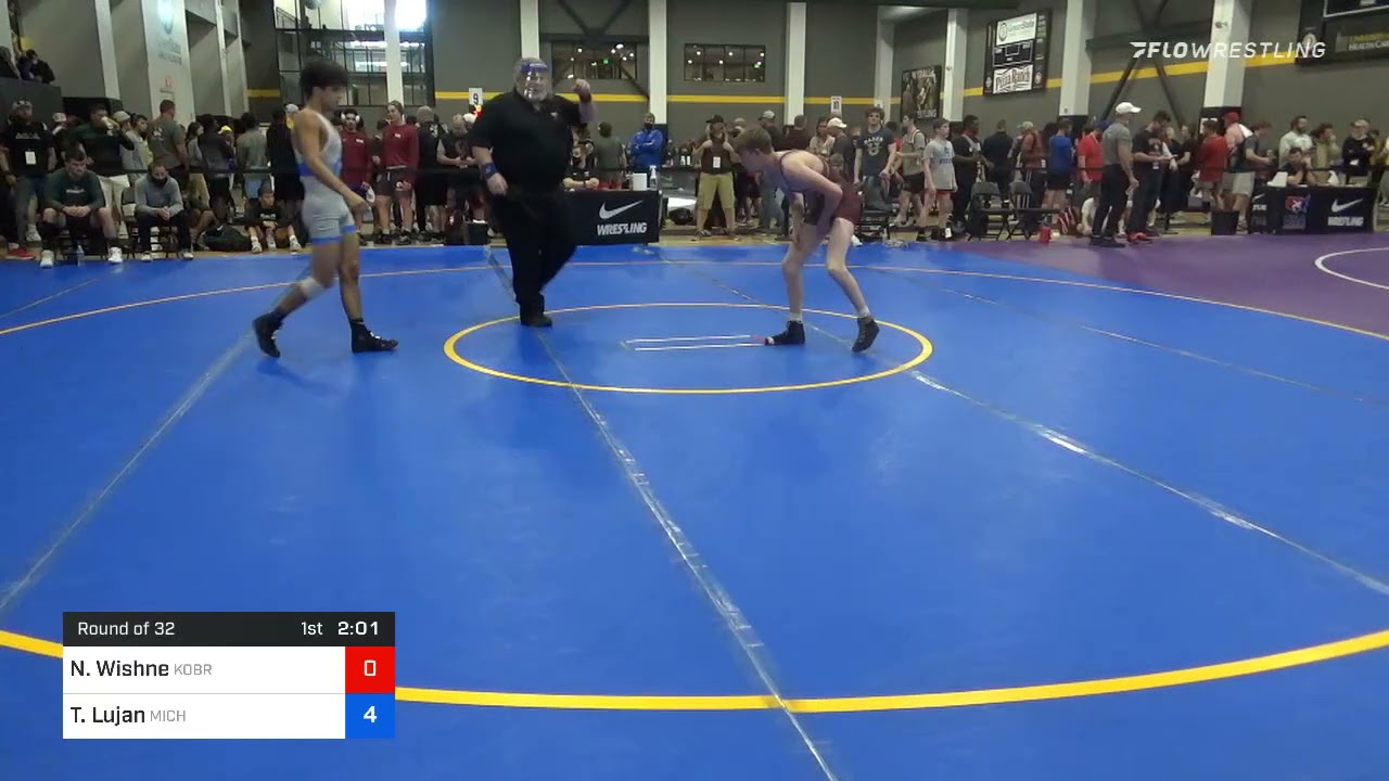 57 Kg Prelims - Nathan Wishne, Kobra Kai Training Vs Tristan Lujan, Michigan Wrestling CLub