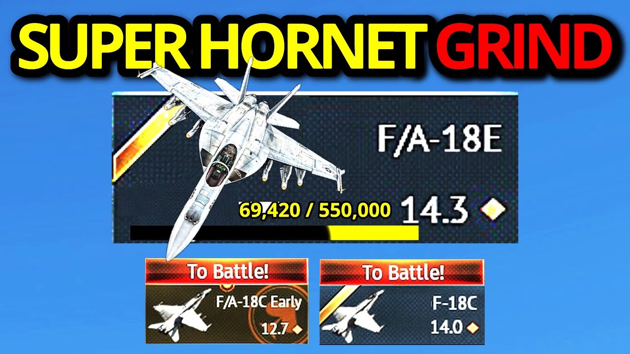 MY NEW SUPER HORNET GRIND EXPERIENCE (using the hornets)