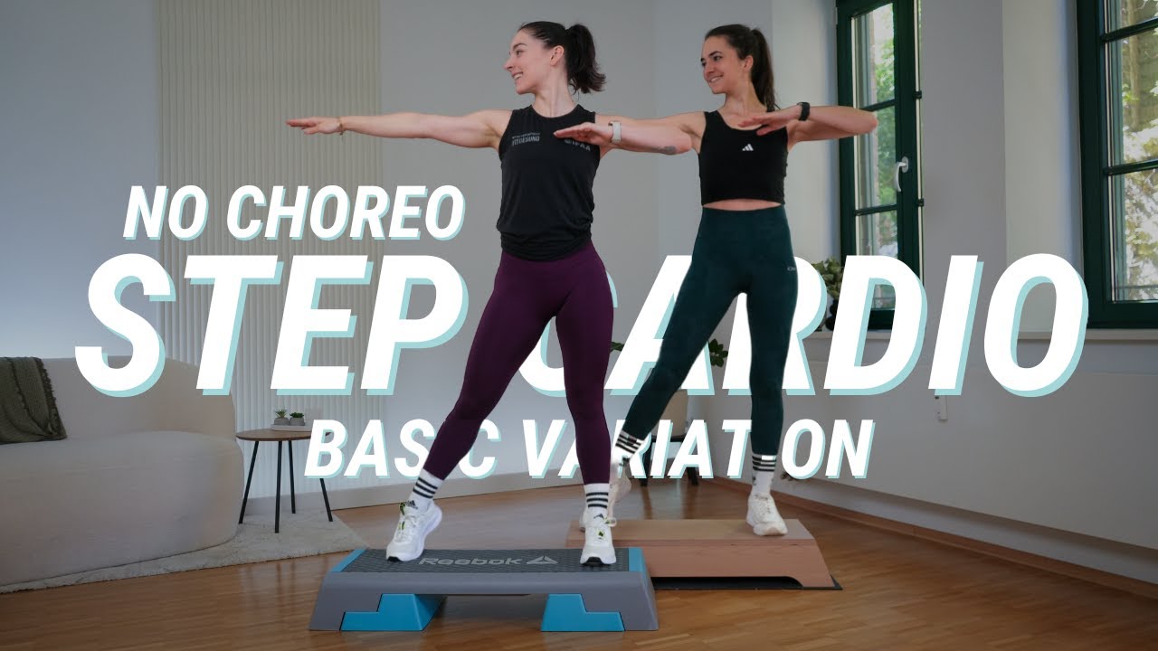 Step Aerobic Einsteiger | Basic Varianten | keine Choreo | lerne Step | Beginner Step 10 Min.