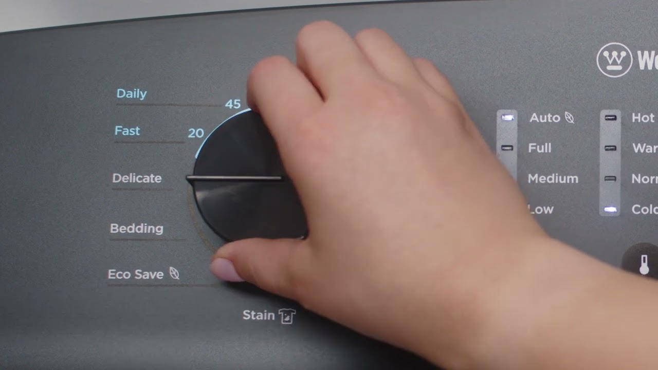 Westinghouse Top Load Washing Machines | Easy to use rotary dial