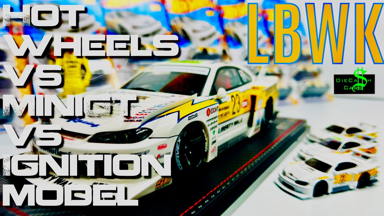 LBWK Nissan Silvia S15 Super Silhouette - HOT WHEELS Mini GT Ignition Model - THE DETAILS! - 4 Rotor