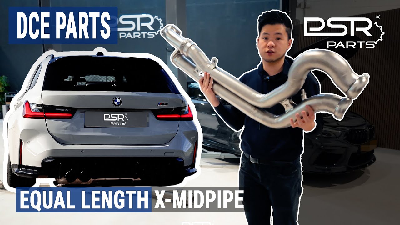 BMW G8X M3 M4 DCE Parts Equal Length X-Midpipe Hybrid Install & Acceleration & Revs OPF Delete Sound