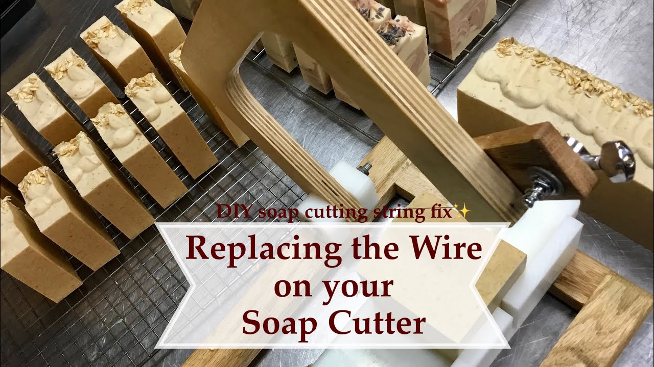 How to replace a Broken Soap Cutter String Wire Step by Step DIY Fix it!  |  Ellen Ruth Soap
