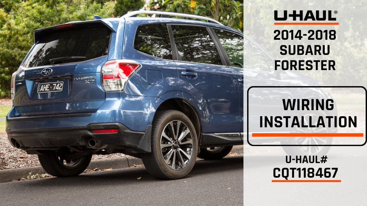 2014-2018 Subaru Forester Trailer Wiring Installation