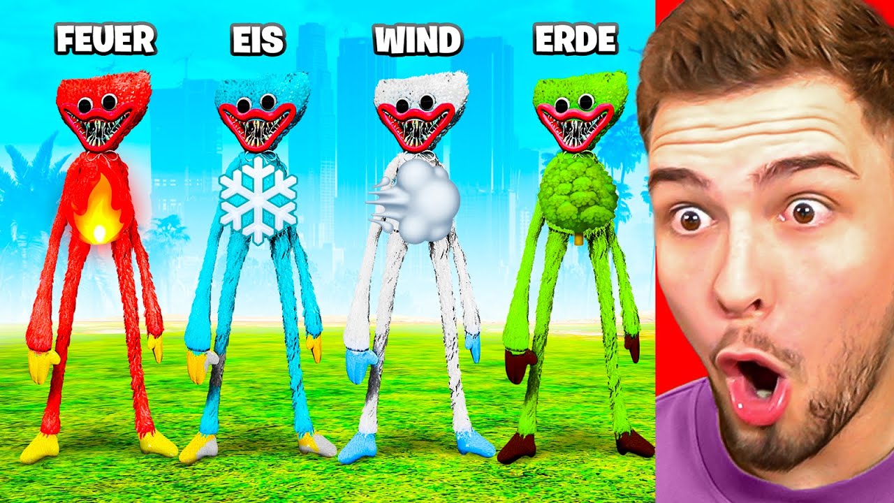 GTA 5 - Alle ELEMENTAREN HUGGY WUGGYS finden..