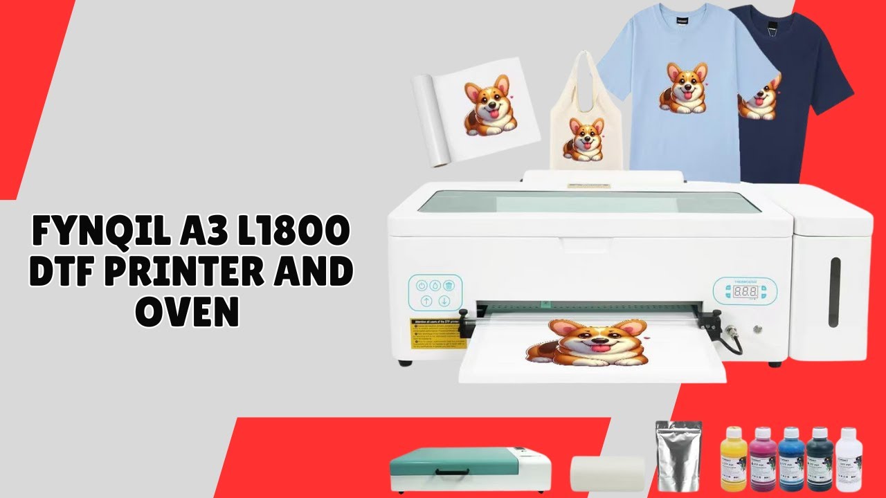 Fynqil A3 L1800 DTF Printer – Simplify Your Transfer Printing – REVIEW