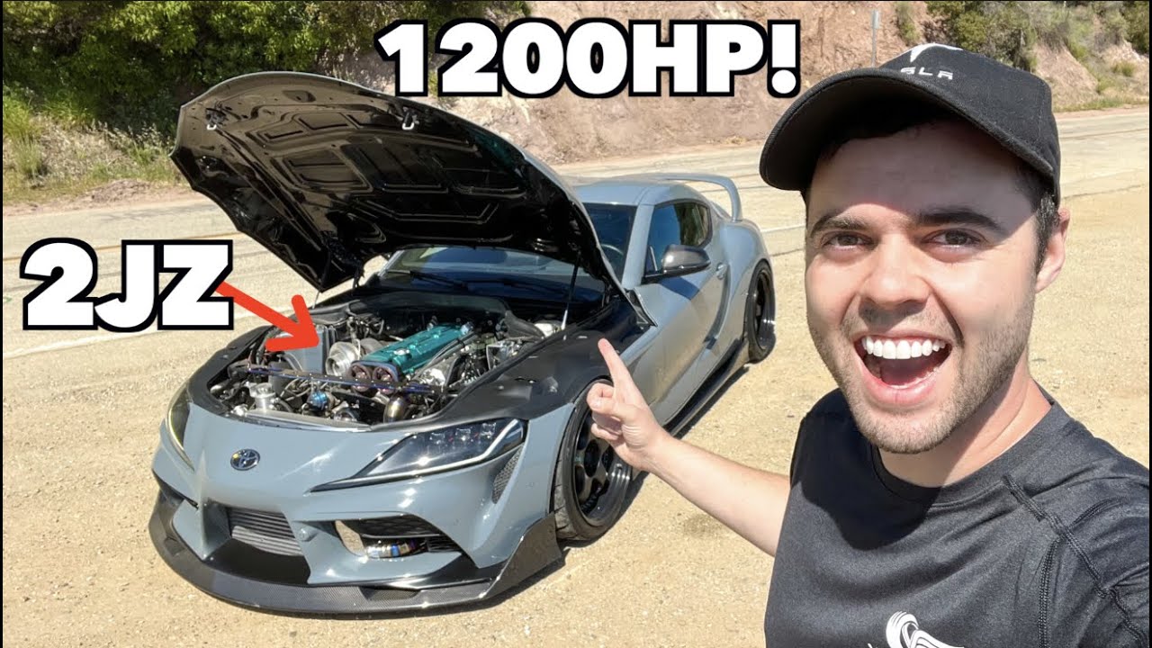 1200-сильный двигатель 2JZ SWAPED на MK5 SUPRA, первый заезд! *6-ступенчатая механика!*