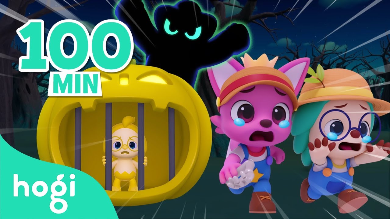 🎃BEST🎃 Spooky Jingle Play and More｜Halloween Songs for Kids｜Halloween Hogi｜Pinkfong & Hogi