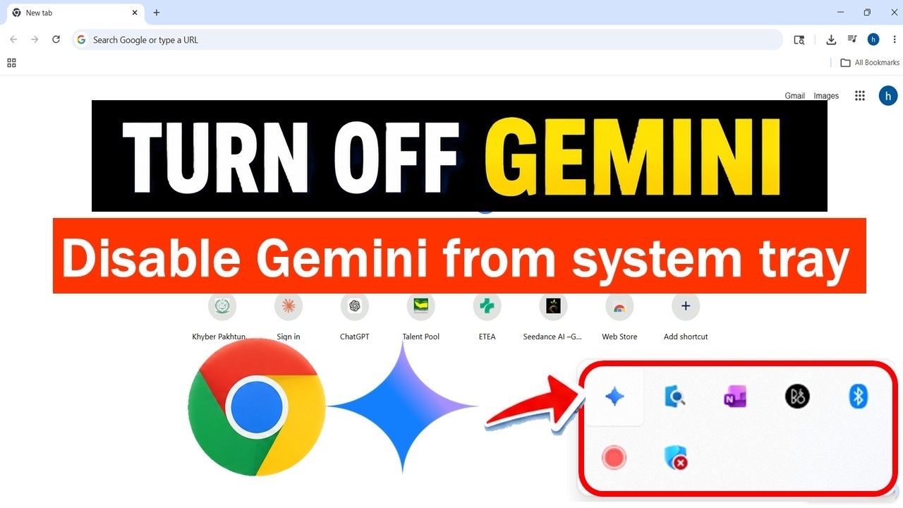 Как отключить Gemini в системном трее | Как остановить работу Gemini в фоновом режиме Chrome