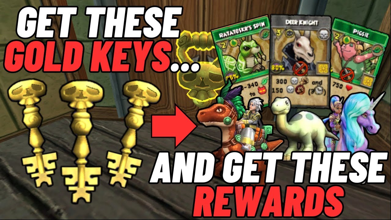 Wizard101| The BEST Ways To Get Gold Skeleton Keys!