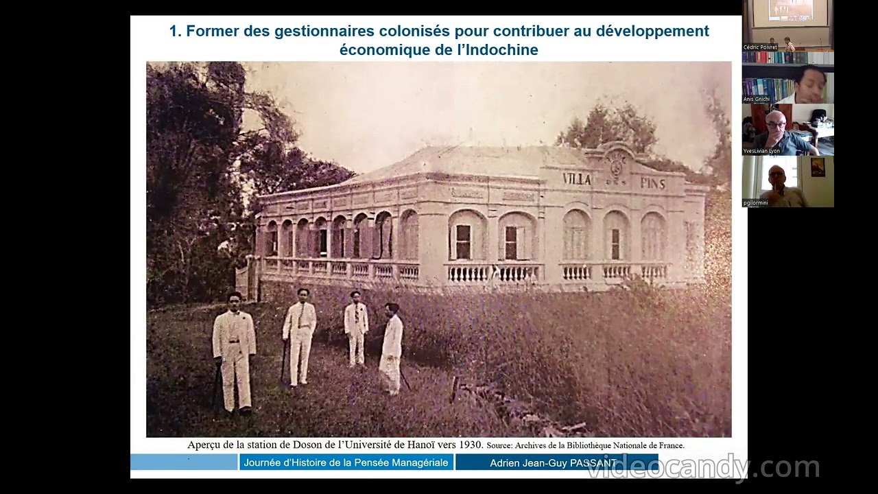 Adrien Passant Former des auxiliaires colonisés en Indochine: l'Ecole Supérieure de Commerce d'Hanoi