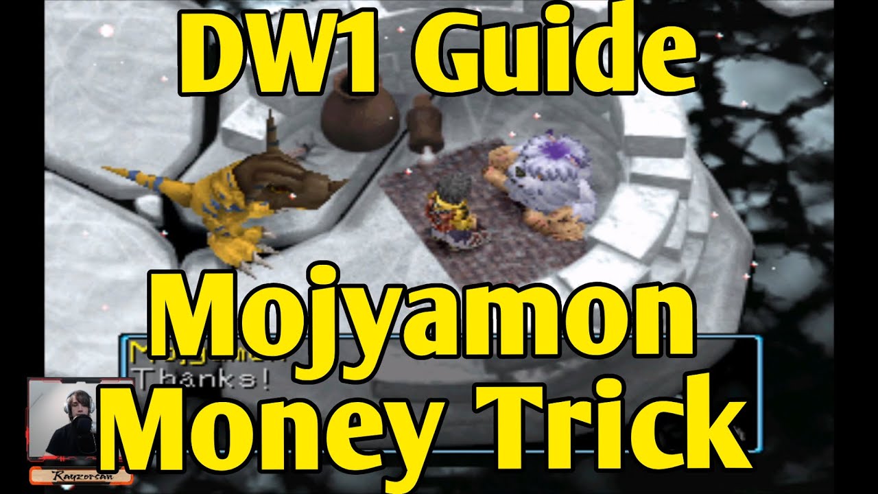 Digimon World 1 Playthrough Part 10 - Mojyamon Money Trick