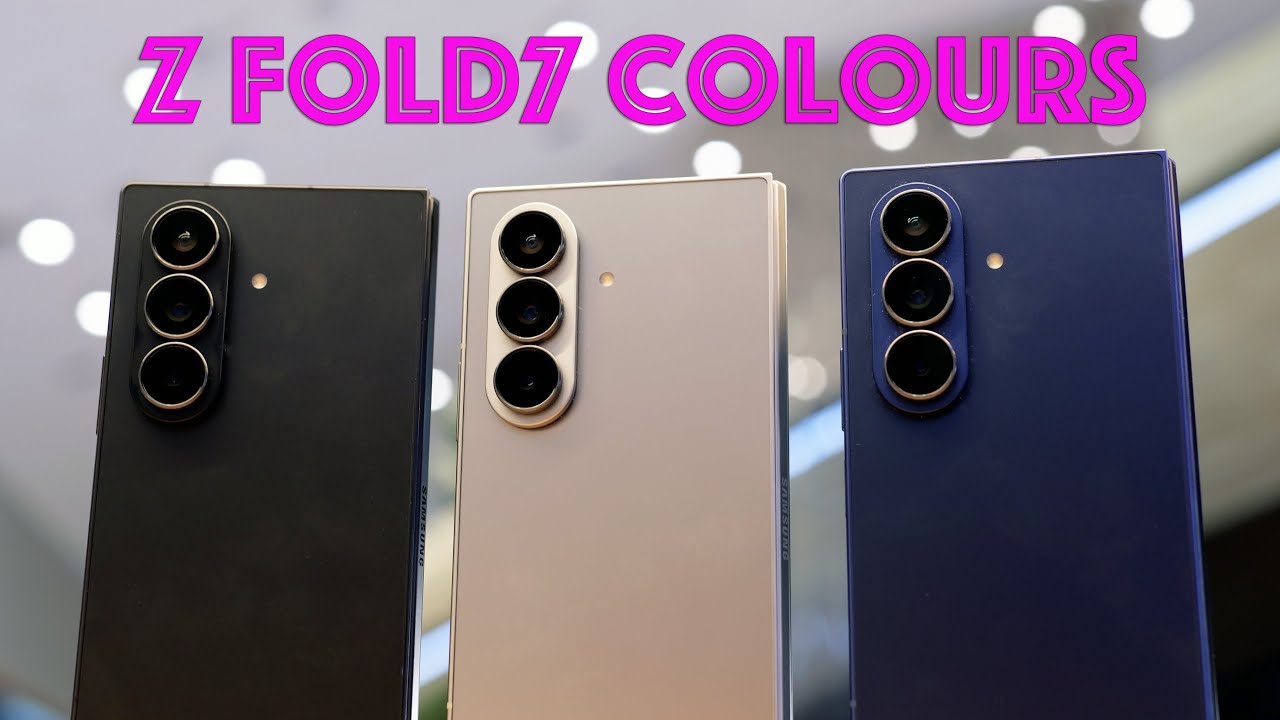 Samsung Galaxy Z Fold 7 Colours