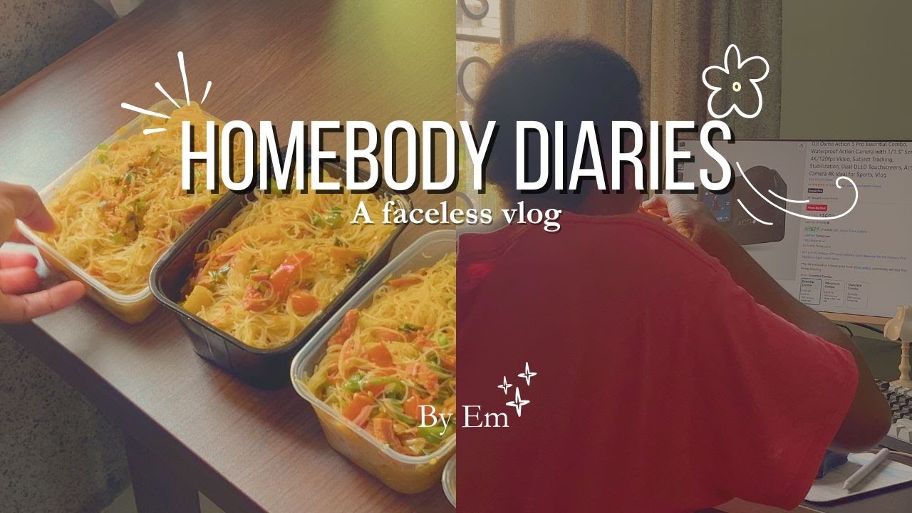 Cozy faceless vlog | Slow living & homemade Rice noodles | productive wfh day