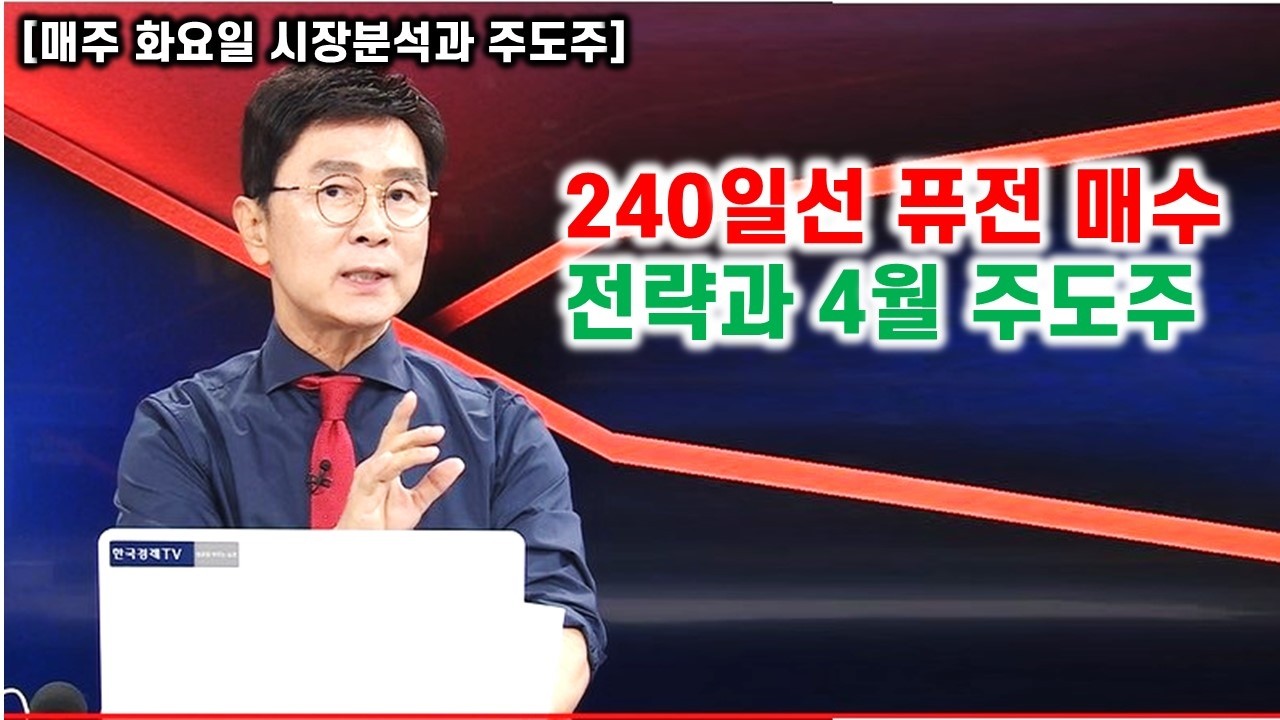 [김종철 무료방송] 240일선 퓨전 매수전략과 4월 주도주