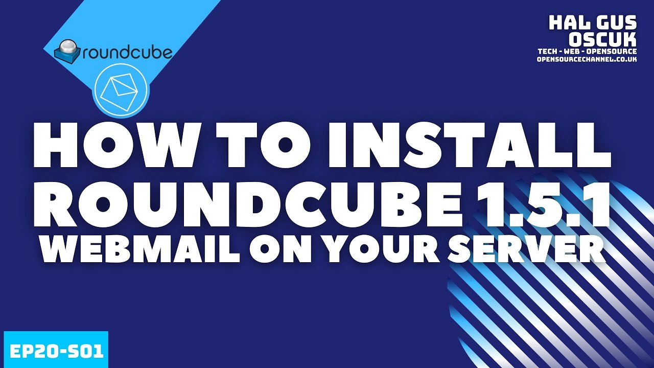 How to install RoundCube 1.5.1 WebMail on your server including on Cyberpanel