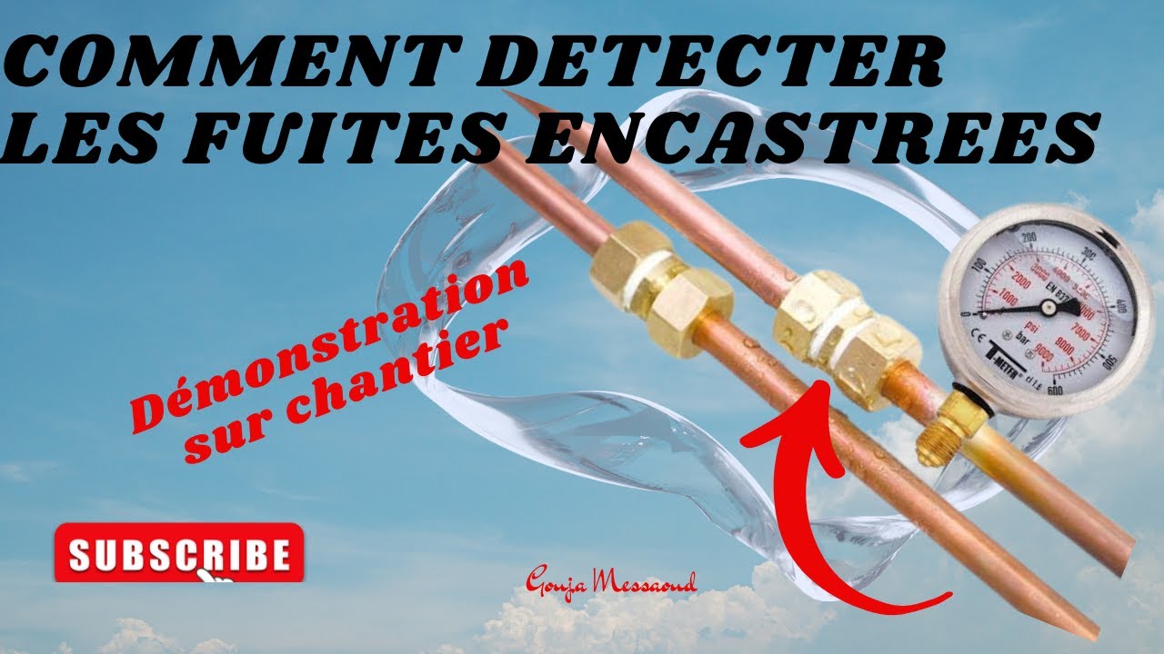 Détecter une fuite  / Fuite d'eau / Comment détecter les fuites d'eau encastrées