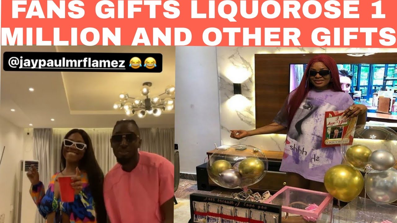 LIQUOROSE RECEIVES 1 MILLION NAIRA & SOME OTHER GIFTS FROM FANS/ ANGEL & JAYPAUL SPOTTED LAST NIGHT