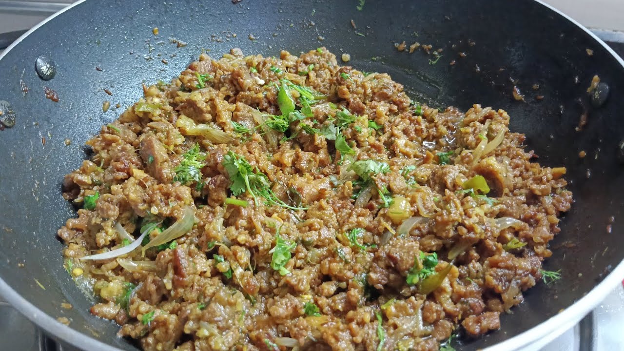 Hari Mirch ka Qeema recipe