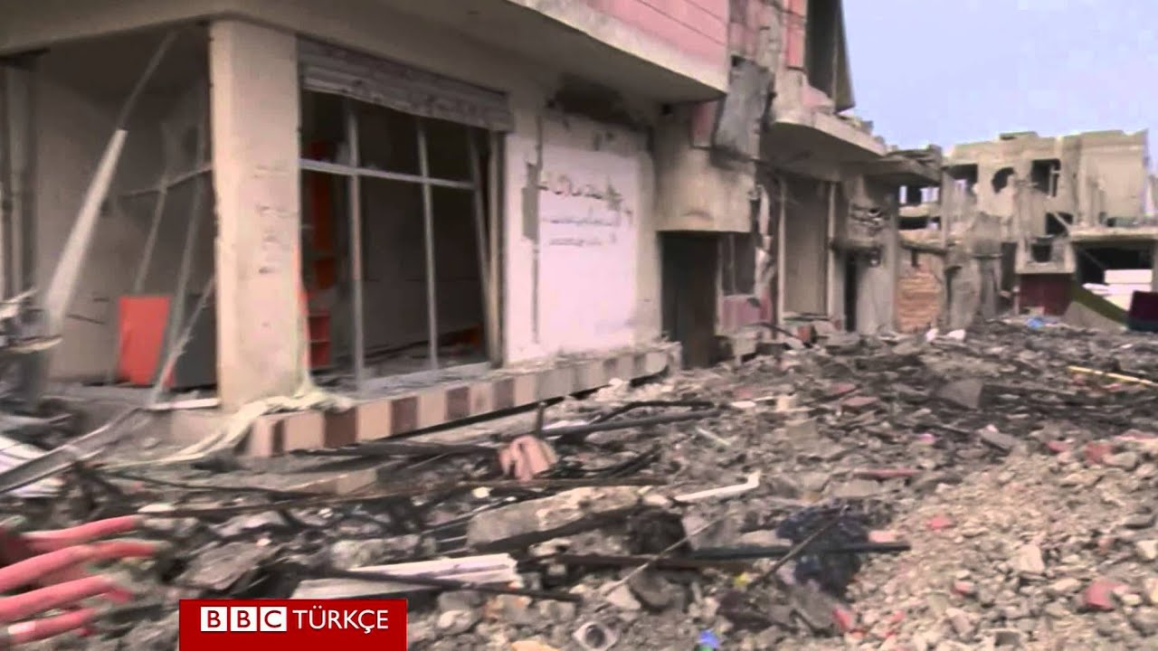 BBC Kobani'deki yıkımı görüntüledi - BBC TÜRKÇE