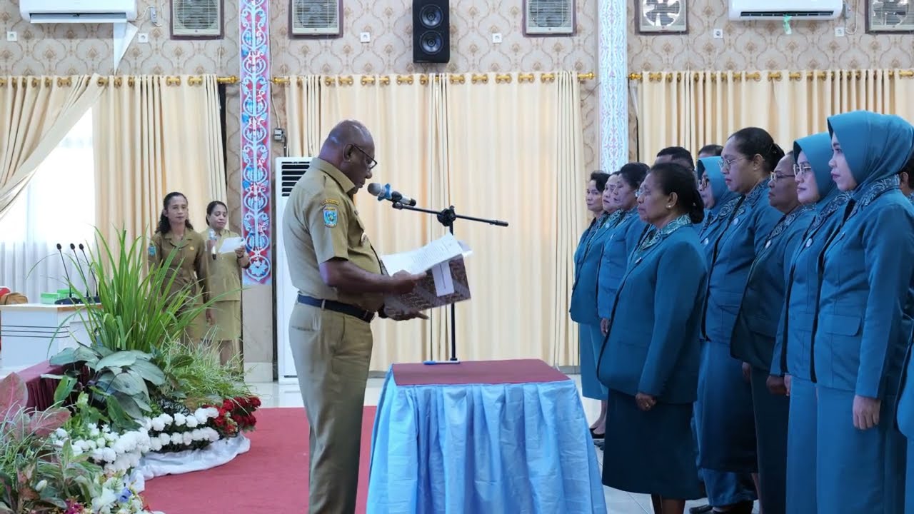 PELANTIKAN TP PKK TELUK WONDAMA PERIODE 2025-2030