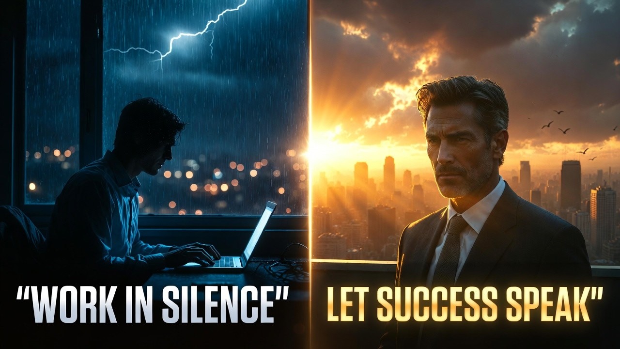 Work in silence and shock the world