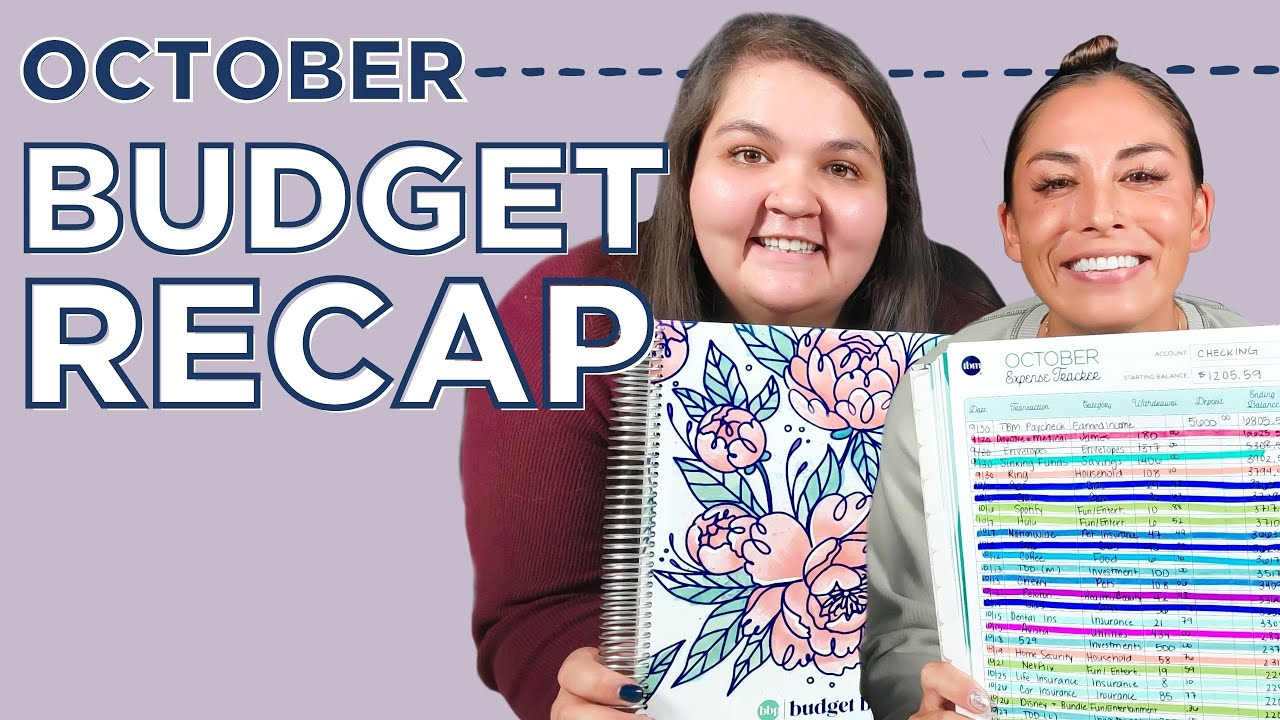 OCTOBER 2021 BUDGET RECAP | Paycheck Budget + Budget Tips