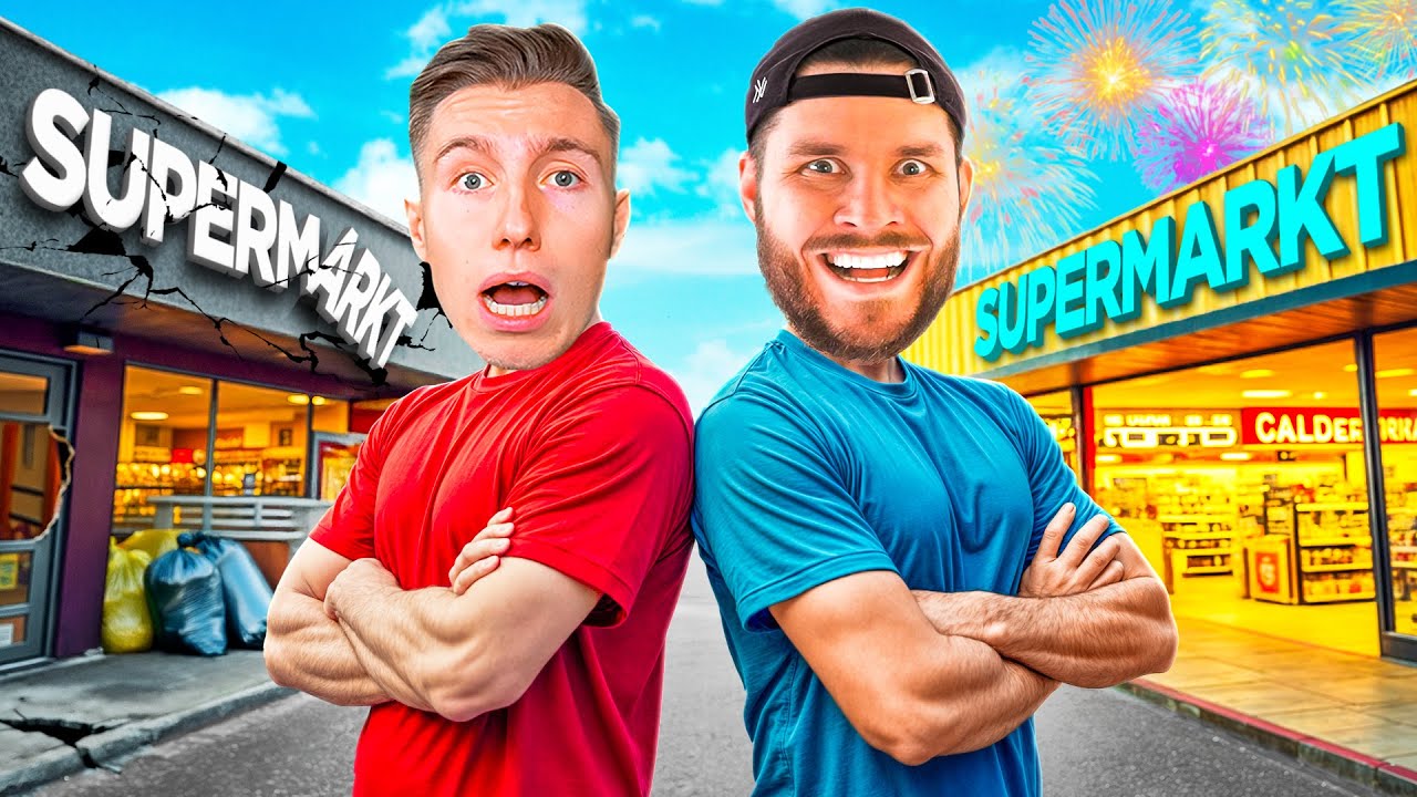 4 YOUTUBER eröffnen einen SUPERMARKT!