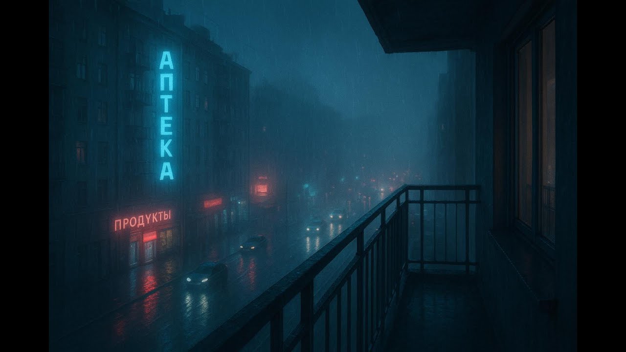 cold neon rain