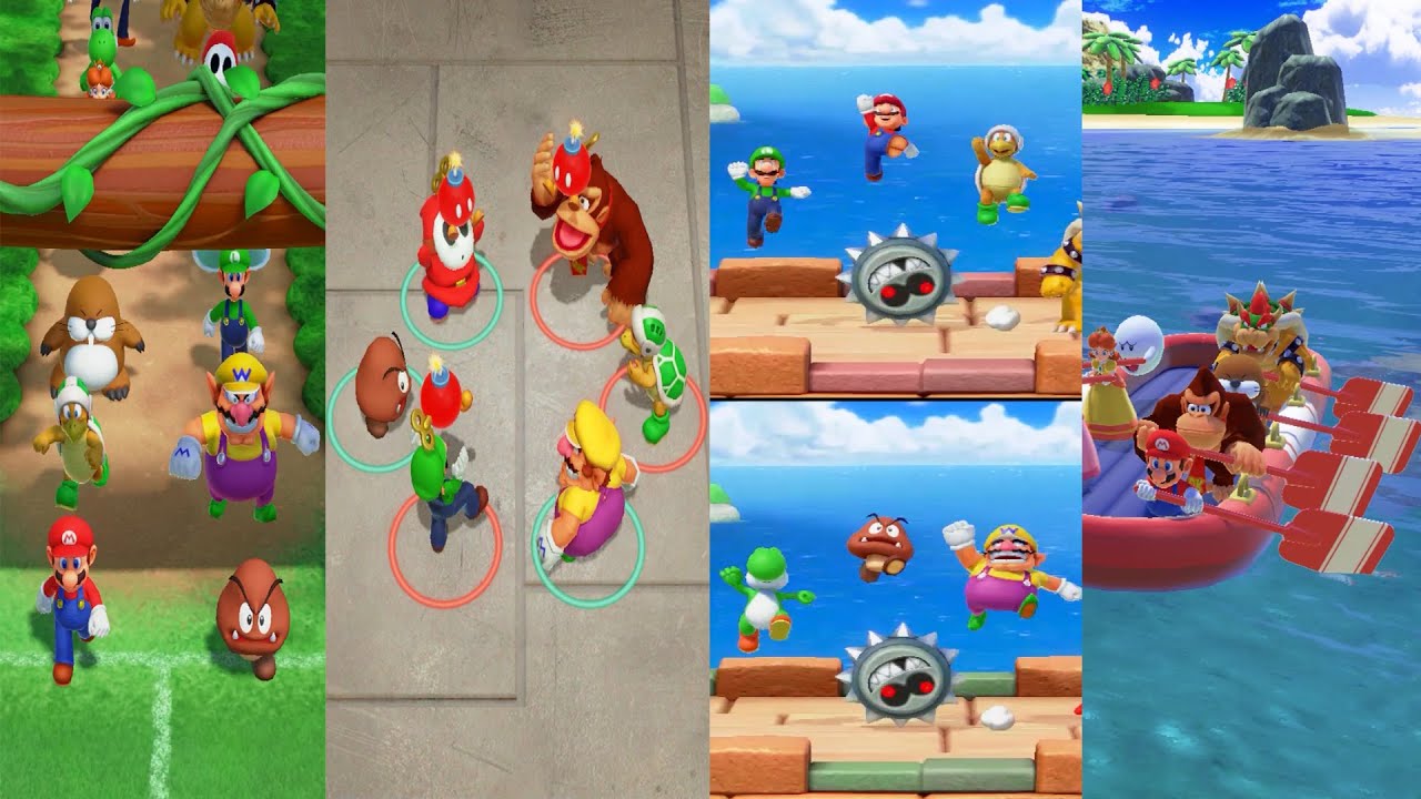SUPER MARIO PARTY Minigames 👍 All Team Minigames | NINTENDO