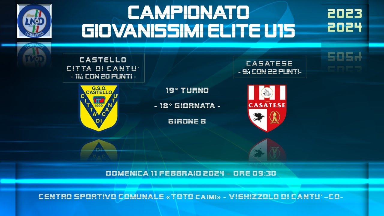 18  Sintesi Castello vs Casatese
