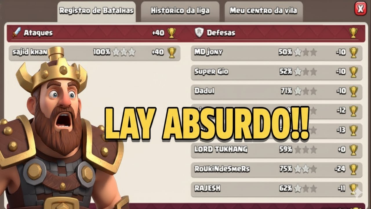 IMPOSSÍVEL DAR PT? CONHEÇA A BASE QUE ESTÁ MITANDO NO CLash OF CLANS!