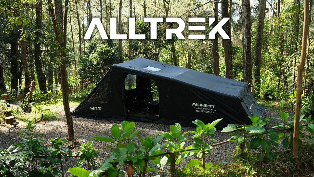 ALLTREK AIRNEST TENDA APALAGI INI? Airtent Review dan Camping Keluarga di Wood Forest, Cikole