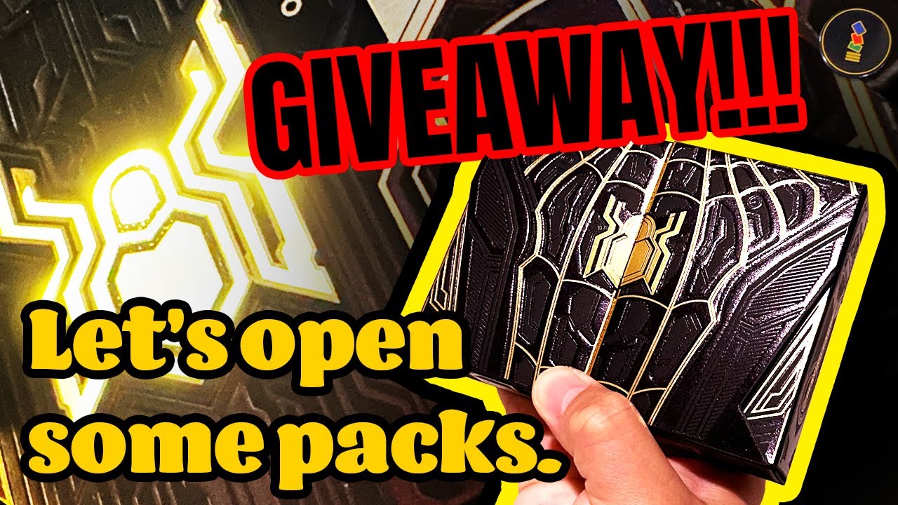 Arachnotuckbox!--RiiiP! Spider-Man: Black & Gold - Premium Casino Card Stock & PVC by Card Mafia!
