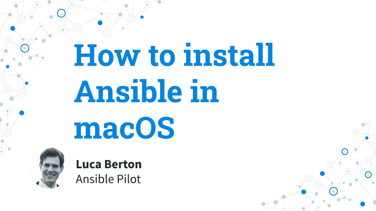 How to install Ansible in macOS using Homebrew Package Manager